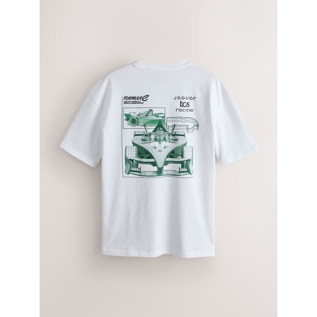 T-shirt regular jaguar écru, NEXT