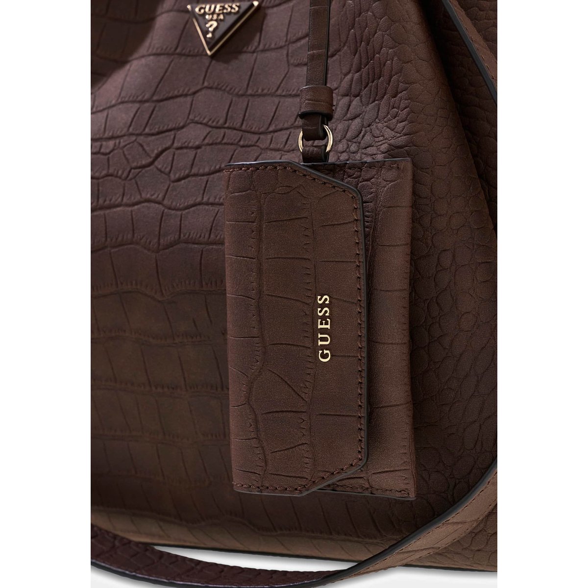 Sac Tote Lorella marron, GUESS