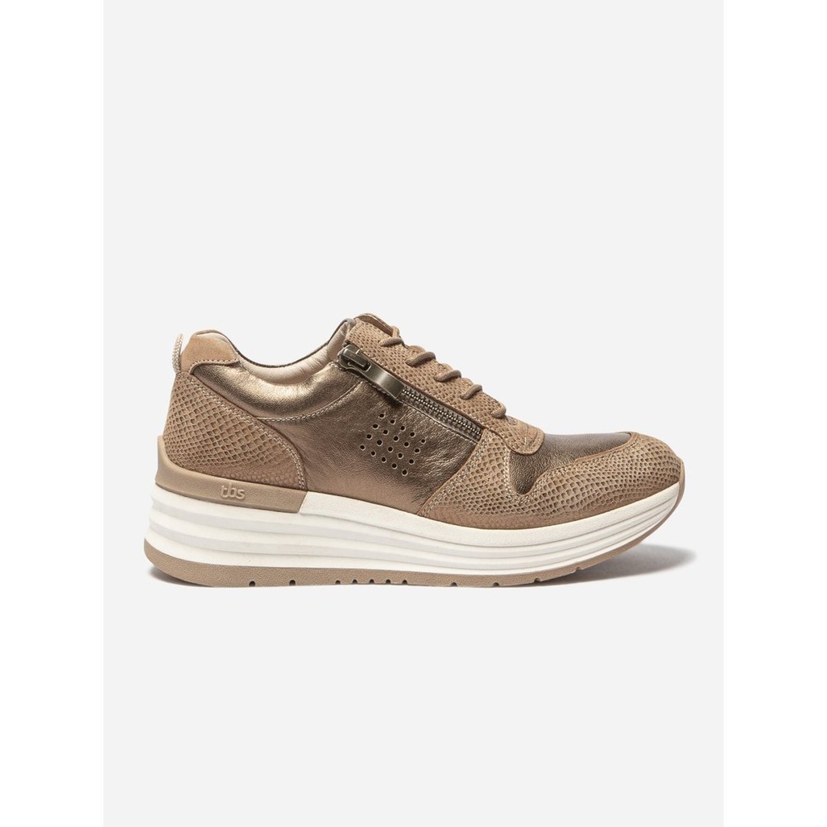 Baskets zippées TAMIZIP bronze, TBS