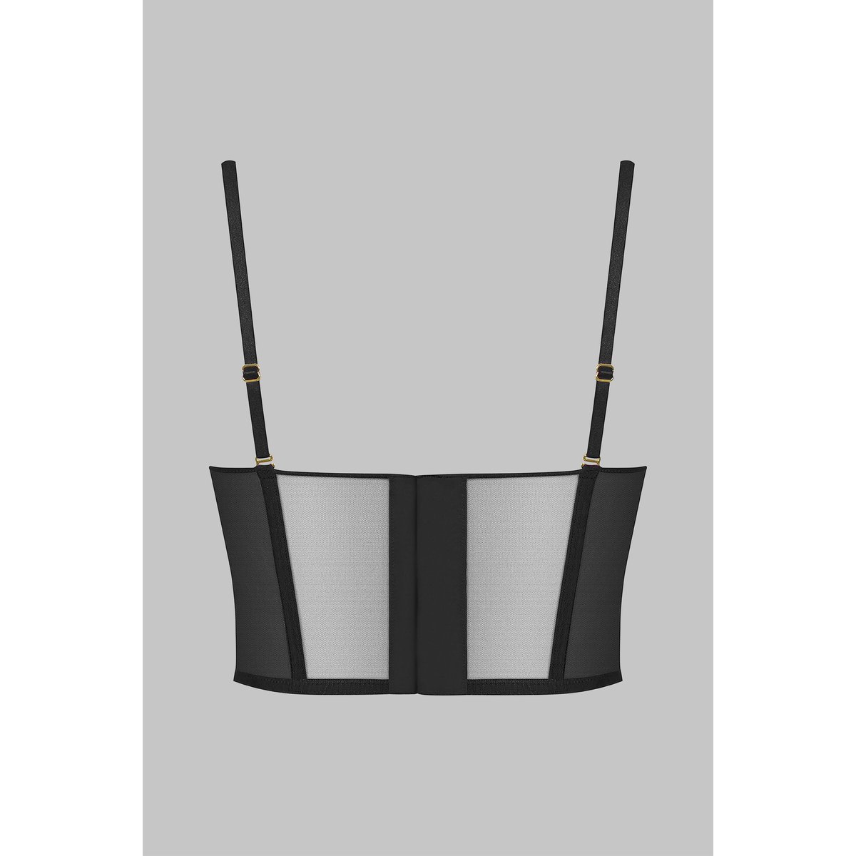 Soutien-gorge bustier L'AMOUREUSE noir, MAISON CLOSE
