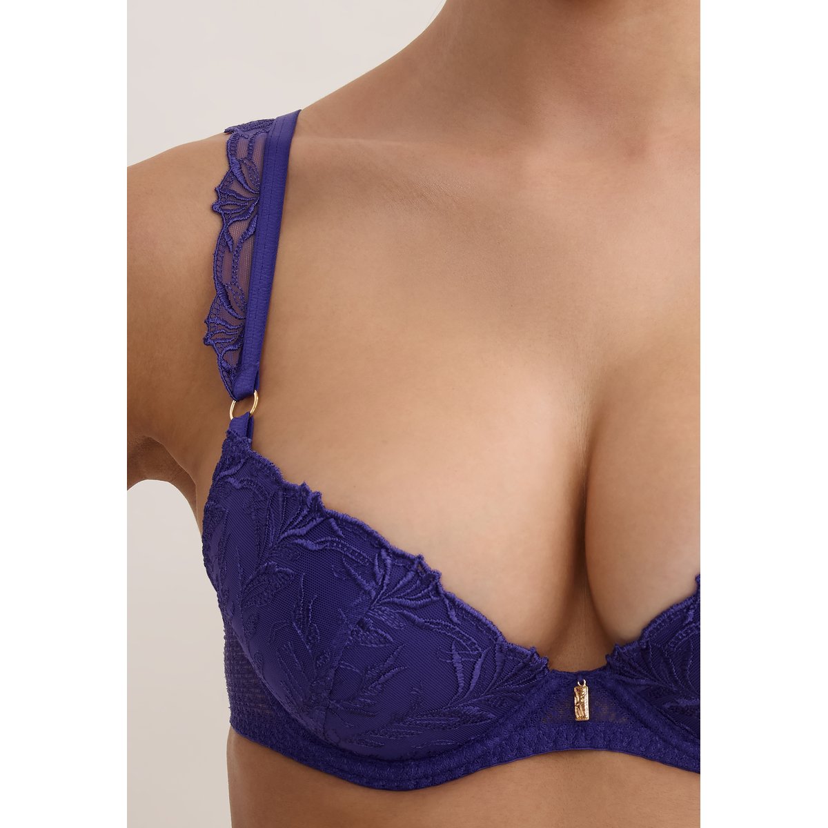Soutien gorge Push up coques Hidden Treasure violet, AUBADE