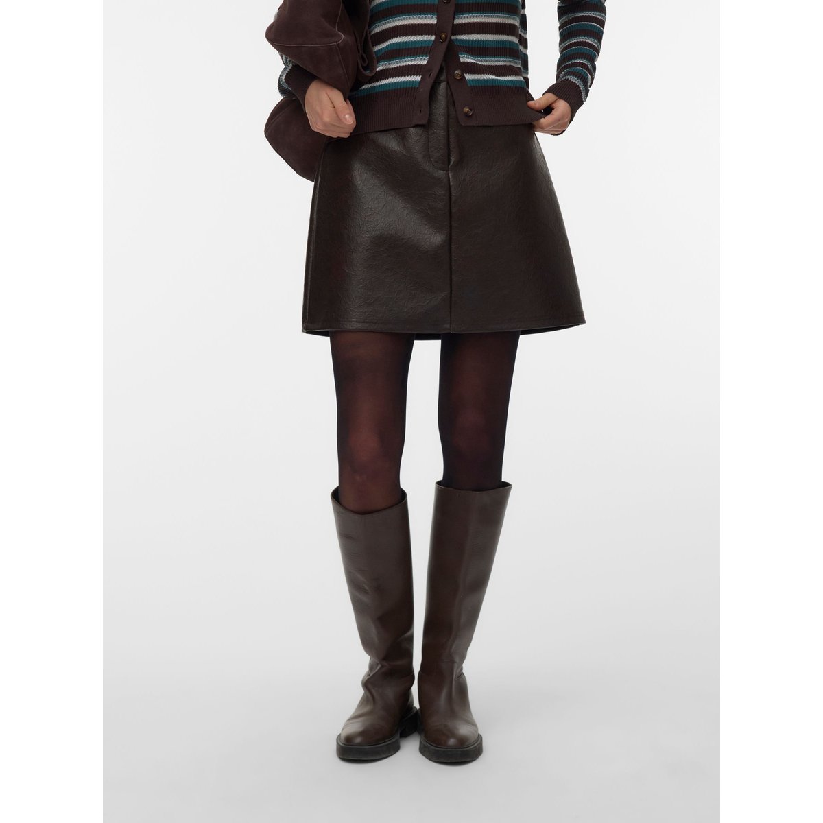Jupe marron - chocolate torte, VERO MODA