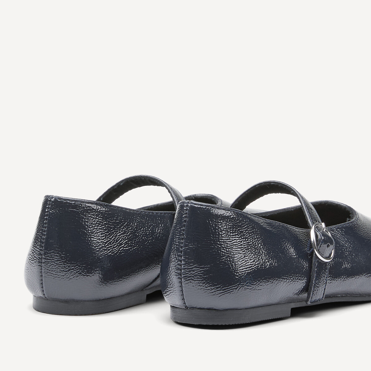Ballerines à bride, vernies bleu foncé, LA REDOUTE COLLECTIONS