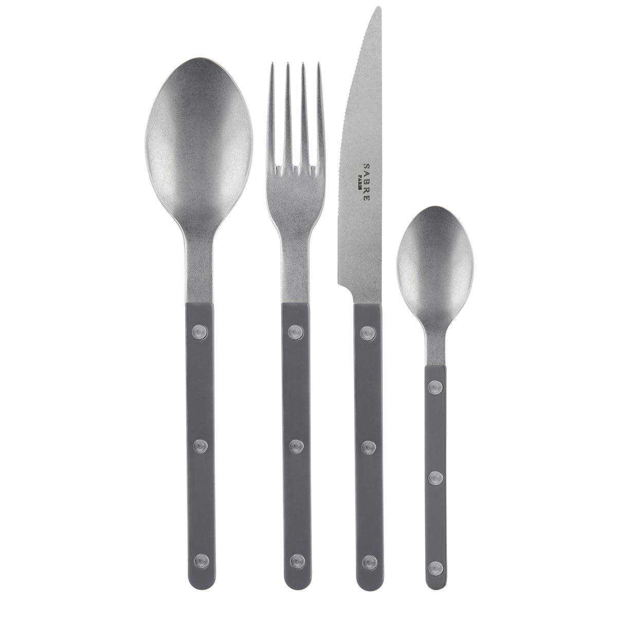 Ménagère 24 pièces, Bistrot Vintage anthracite, SABRE