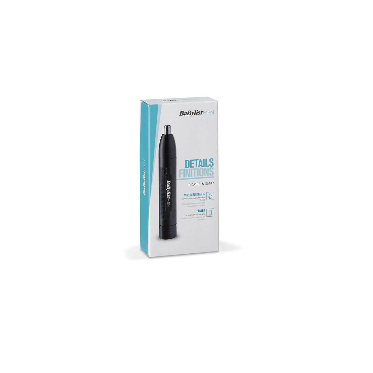 Tondeuse Nez & Oreilles noir, BABYLISS