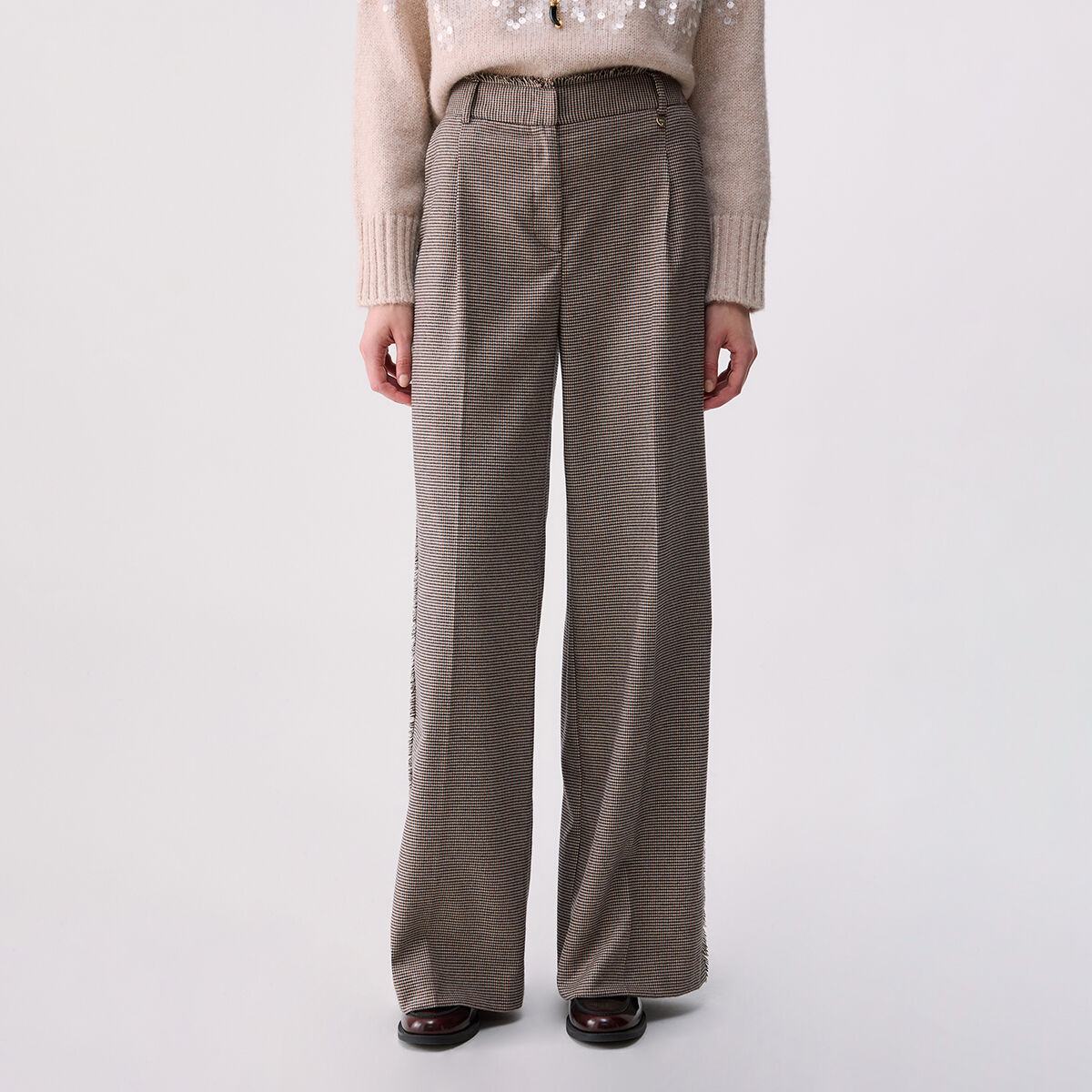 Pantalon long en pied-de-poule pied-de-poule, LIU JO
