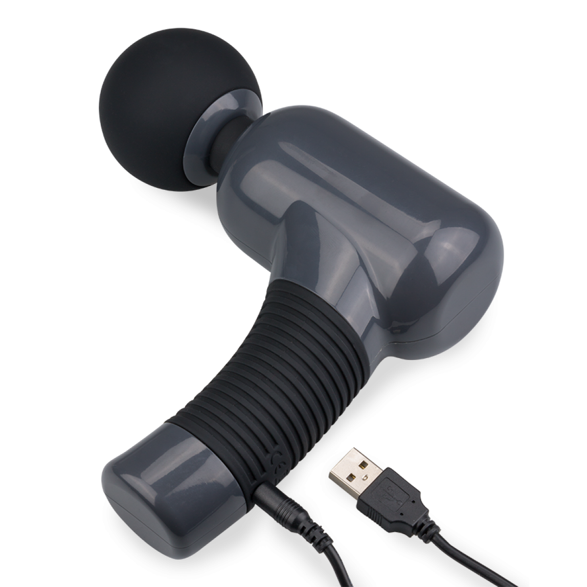 Vibromasseur Wand ultra puissant Magic Flash noir, LOVE AND VIBES