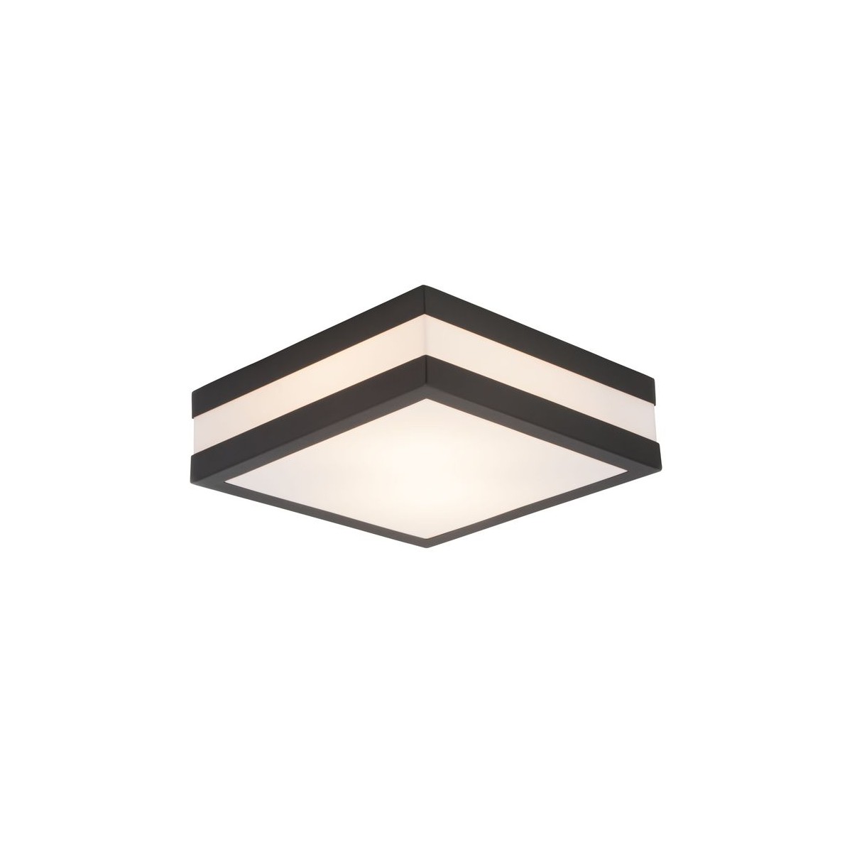 Plafonnier MATTEO gris anthracite, BRILLIANT