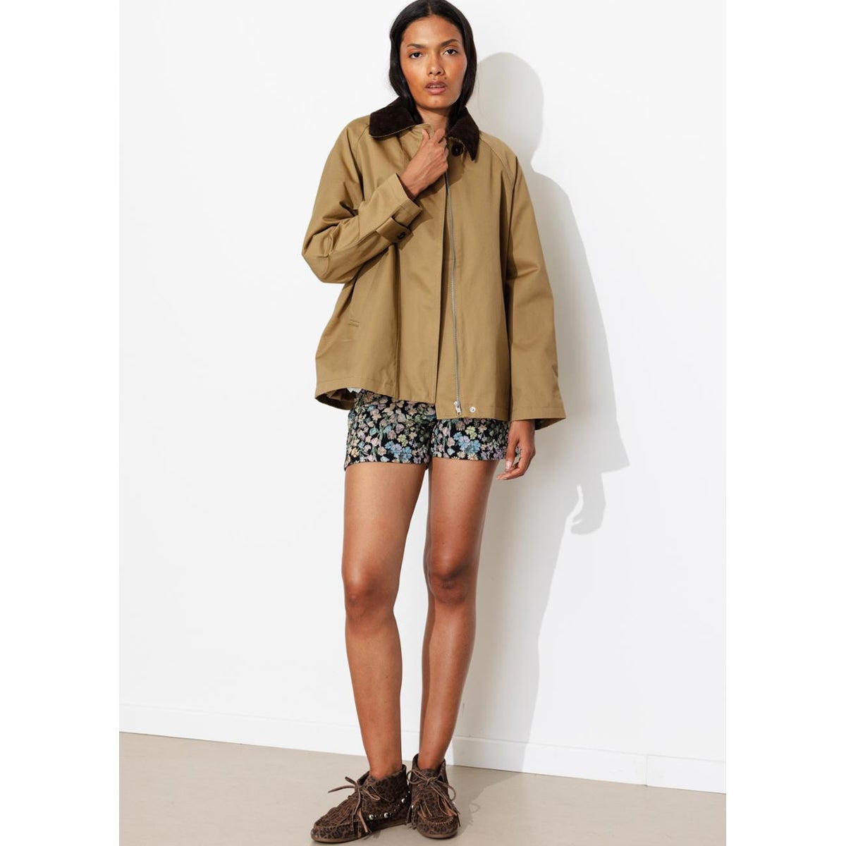 Veste barn jacket camel, PROMOD