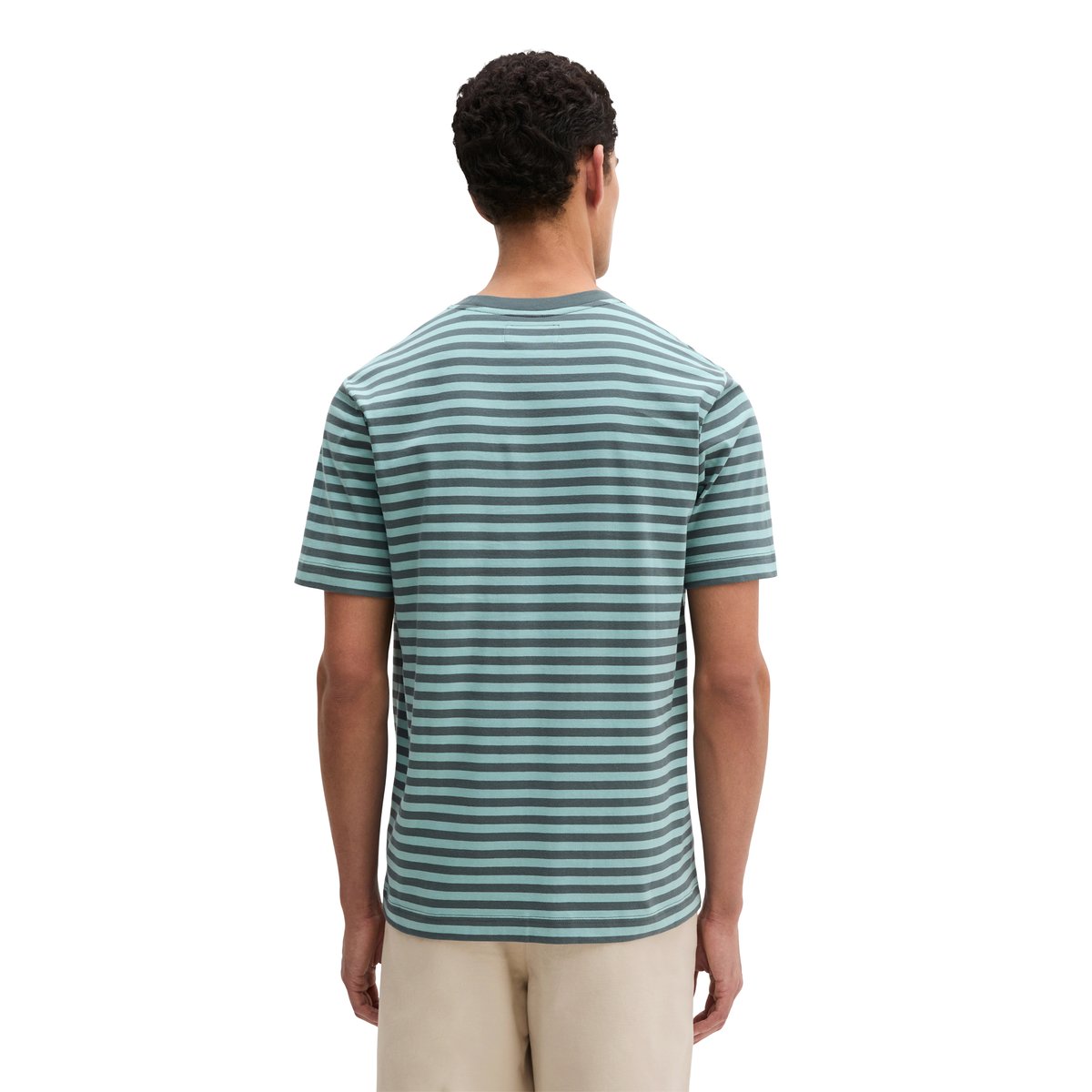 T-shirt DfC regular en pur coton bio vert clair, MARC O'POLO