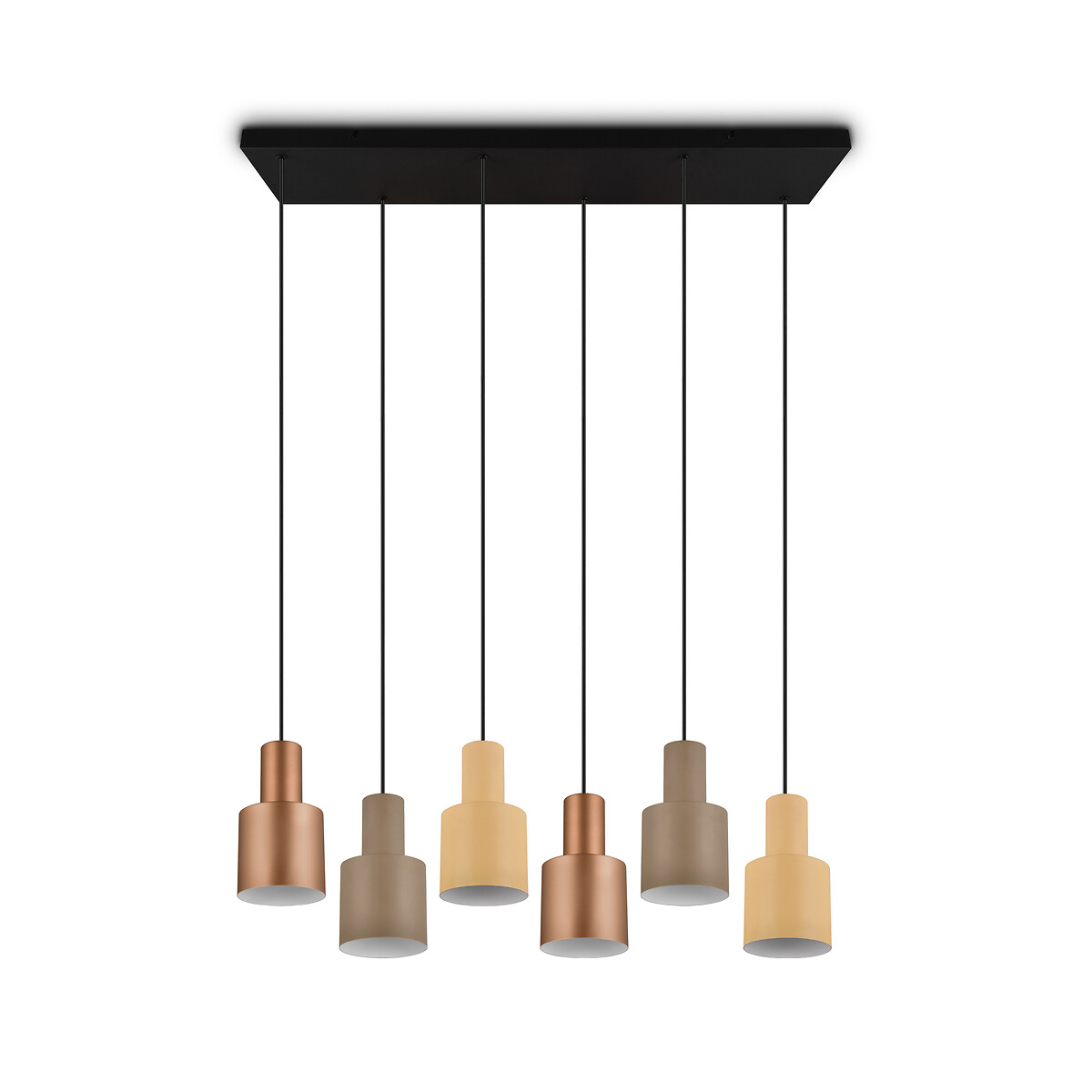 Candeeiro de teto Agudo, TRIO Lighting castanho , TRIO LIGHTING