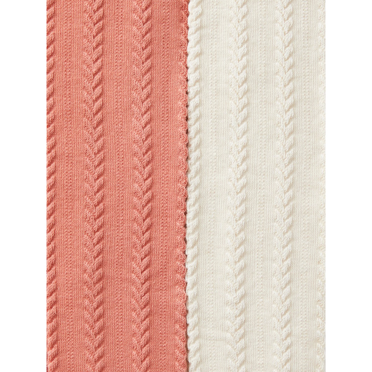 Lot de 2 collants torsades bois de rose, VERTBAUDET
