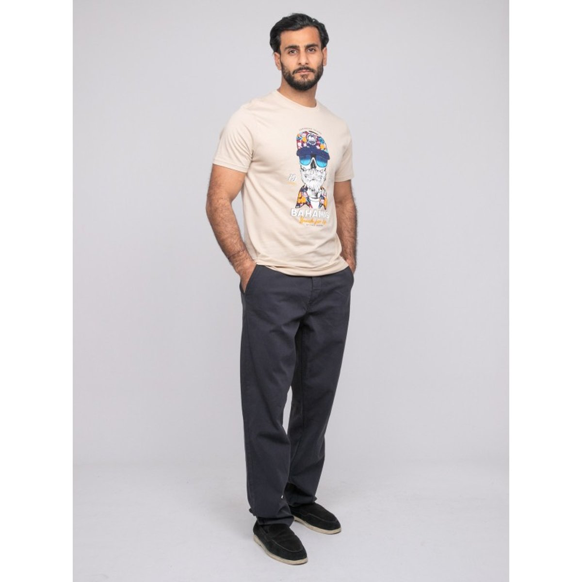 T-shirt Manches Courtes Nanka beige, RITCHIE