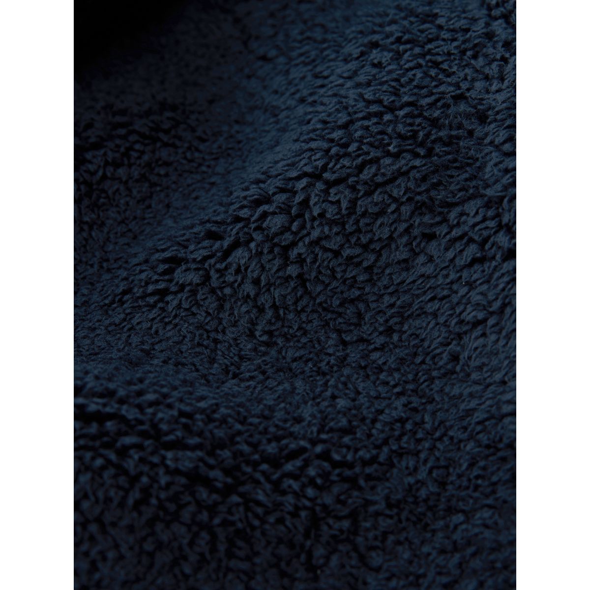 Robe de chambre en peau lainée bleu marine, NEXT