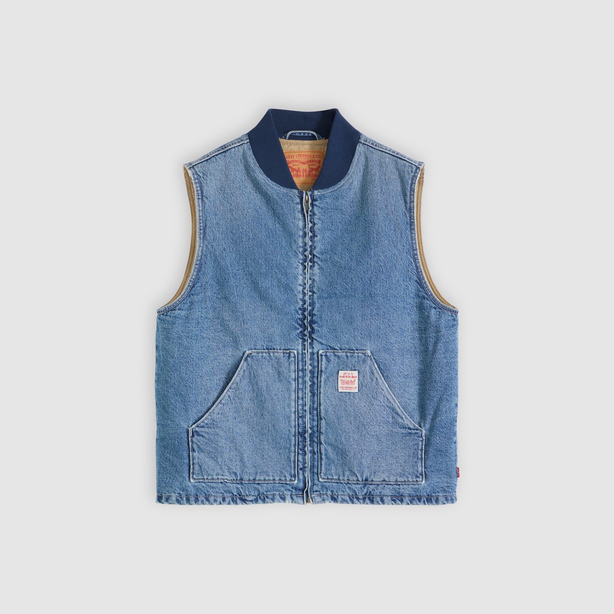 Veste sans manche Sansome bleu - sunburnt vest, LEVI'S