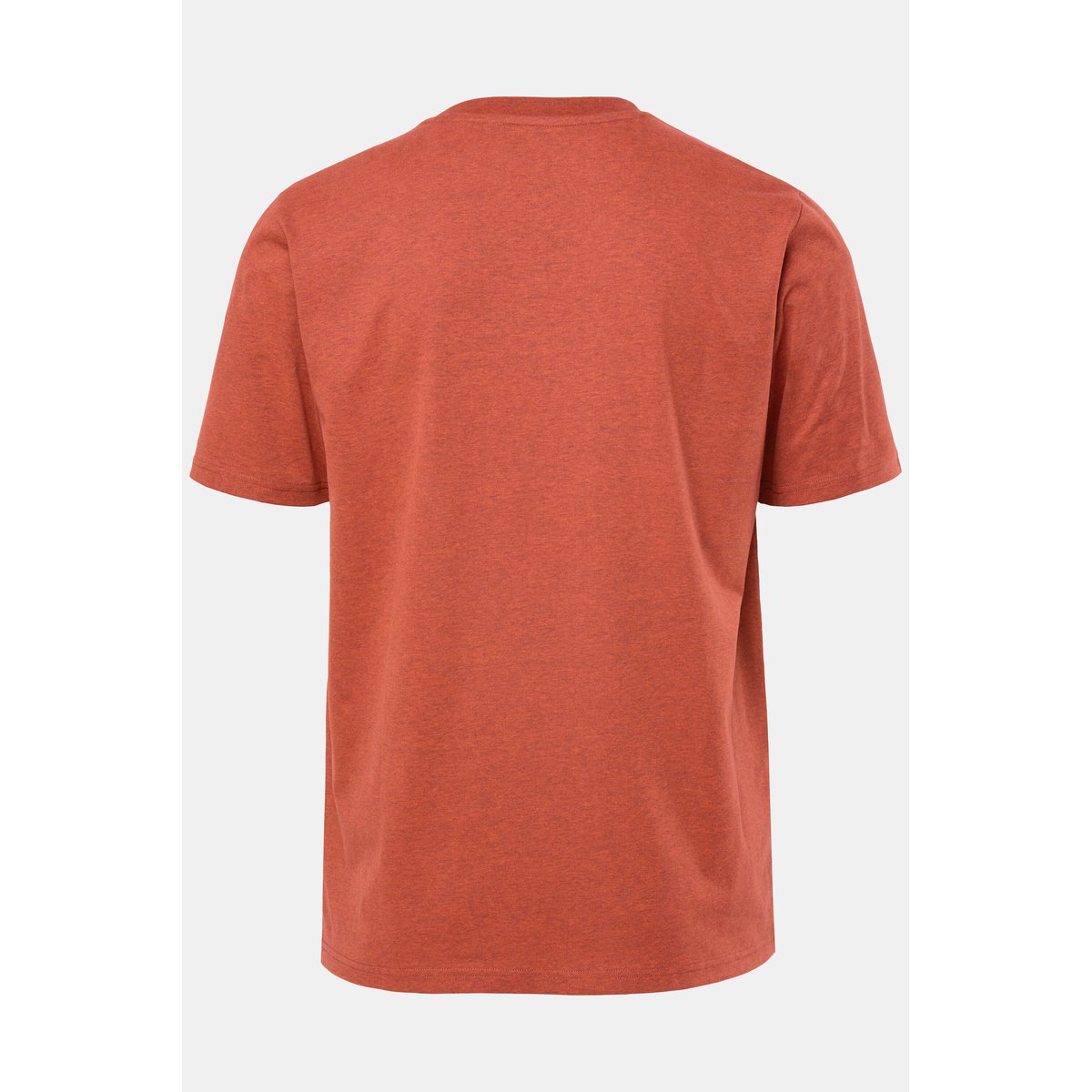 T-shirt, manches courtes et imprimé poitrine marron brique, JP1880