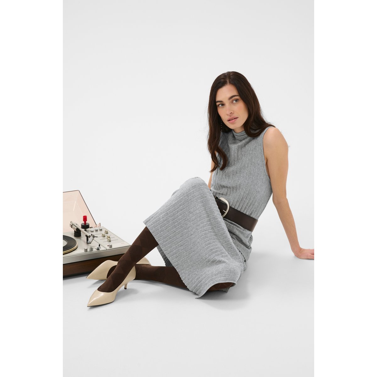 Jupe gris grey melange, CULTURE