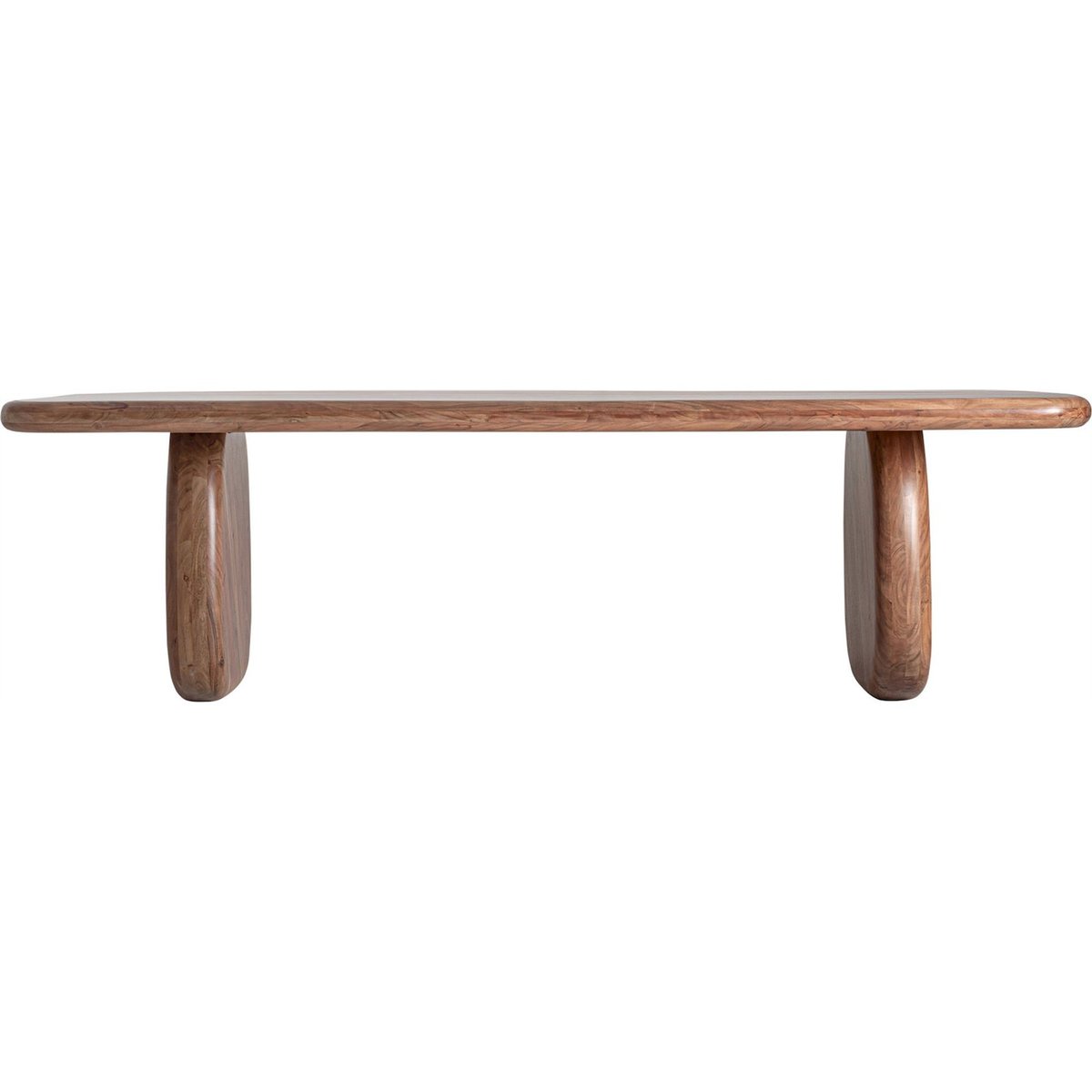 Table à manger en bois d'acacia contemporaine marron, RECOLLECTION