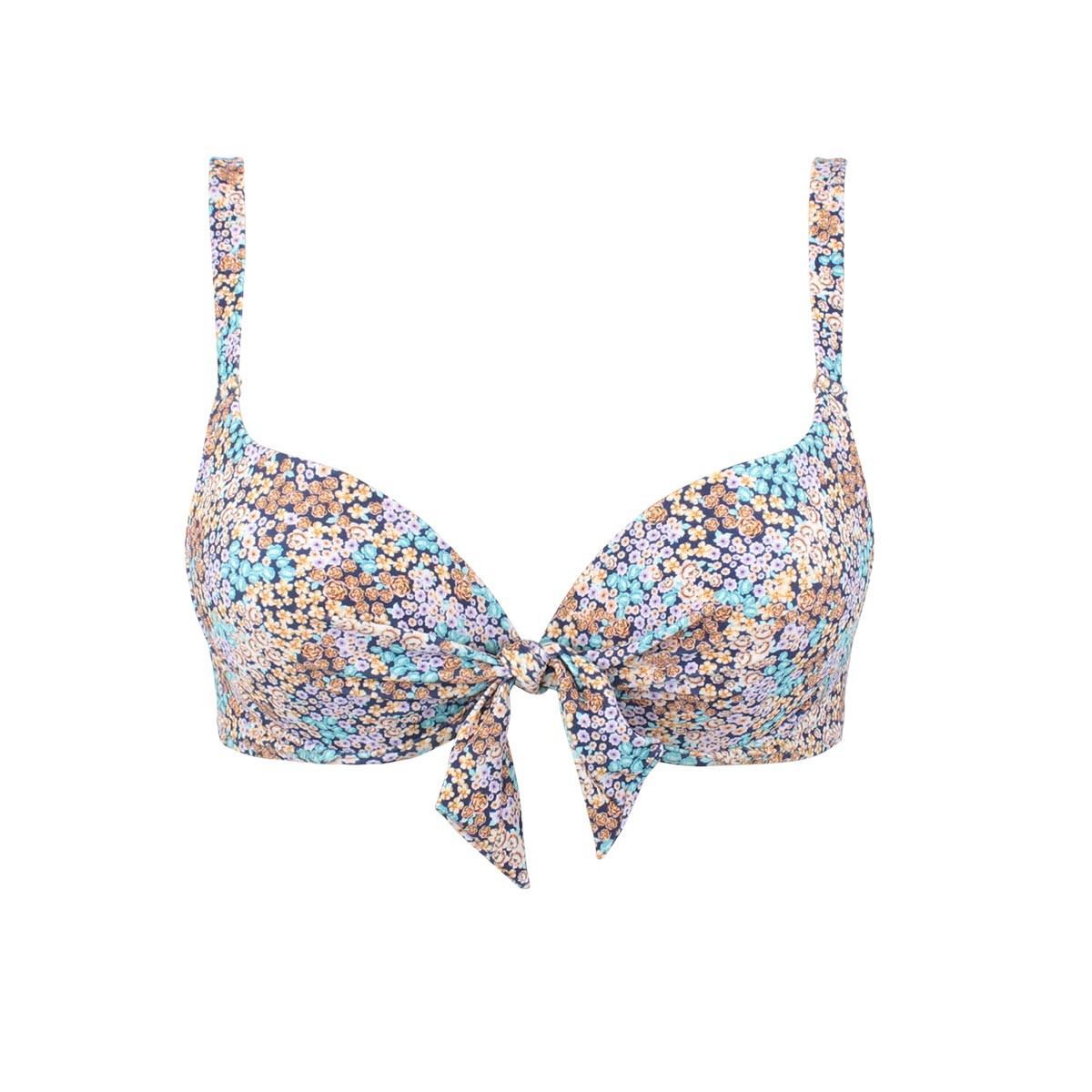 Haut de maillot balconnet avec armatures SCALA lilas, LAURA BY JANINE ROBIN