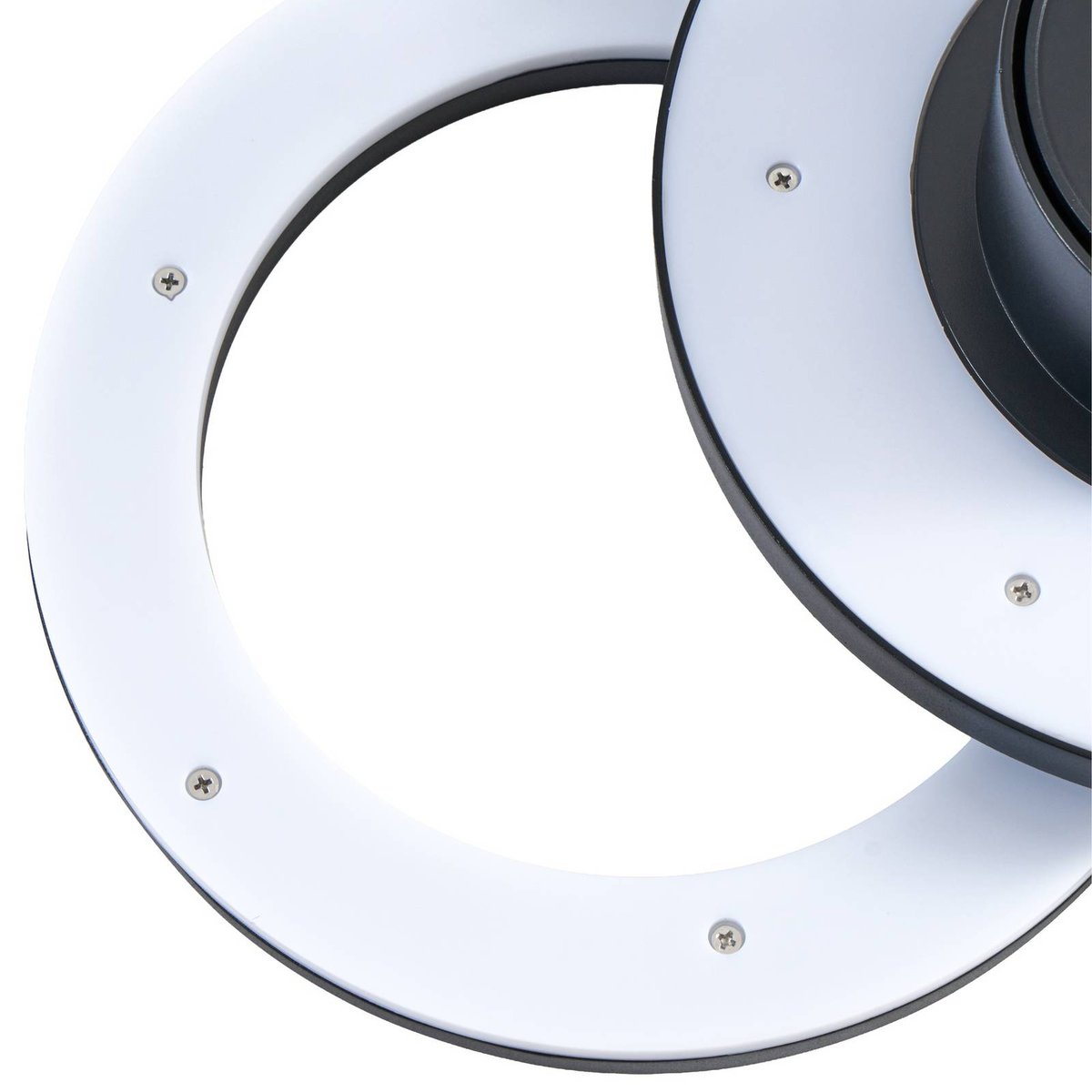 Applique extérieure en aluminium moderneLED noir, LINDBY