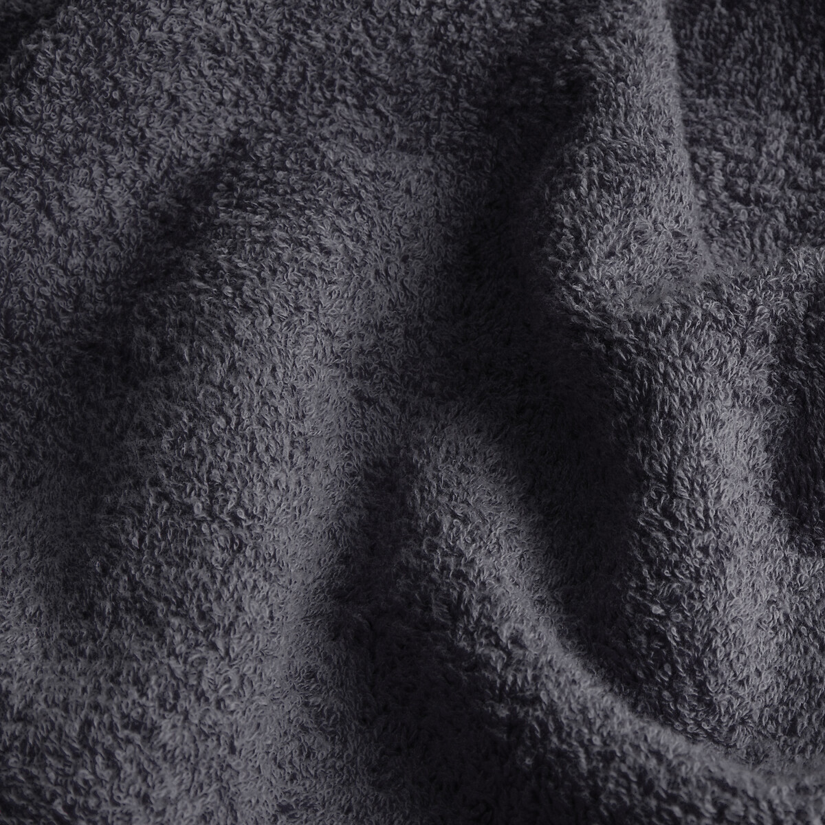 Maxi-drap de bain uni 500 g/m², Scenario gris foncé, LA REDOUTE INTERIEURS