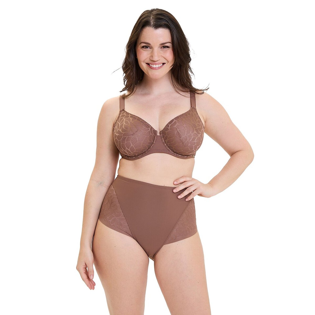 Culotte PERFECT CURVES marron muscade, SANS COMPLEXE