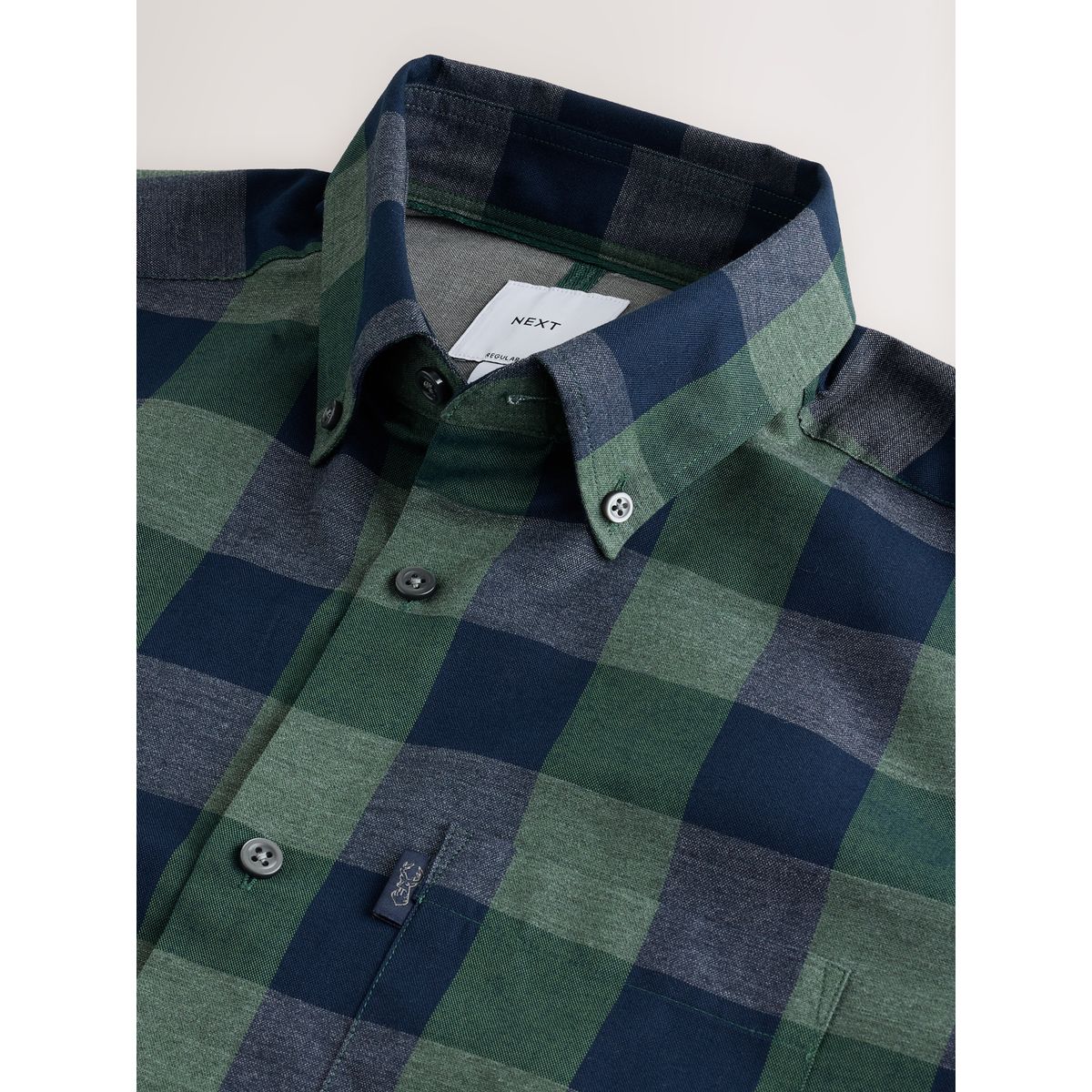Chemise oxford entretien facile vert, NEXT