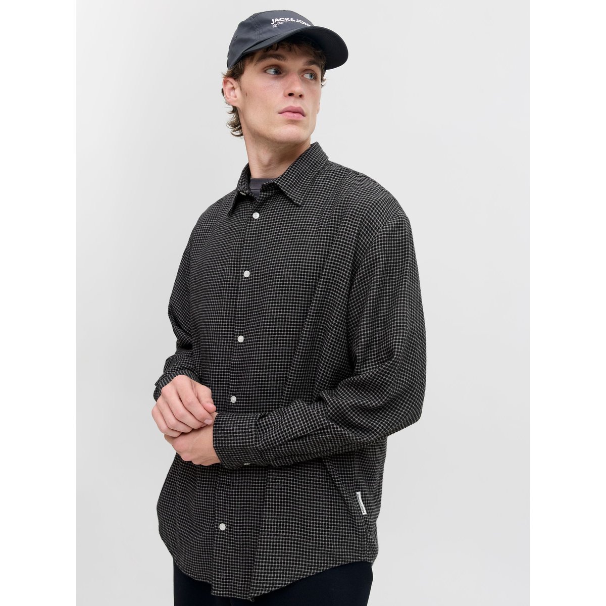 Chemise En Flanelle grise - city skyline, JACK & JONES