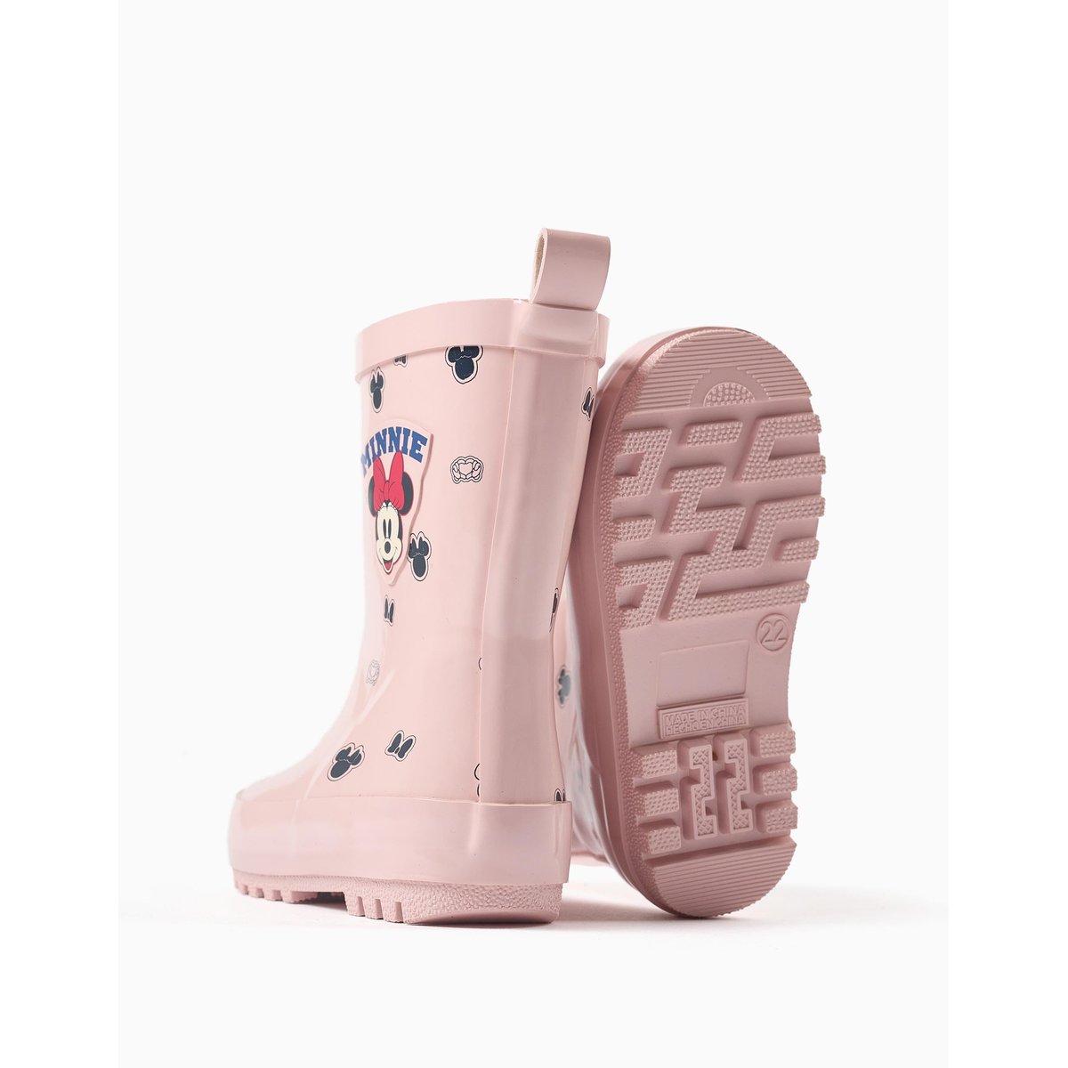 Bottes de pluie en caoutchouc Minnie rose, ZIPPY