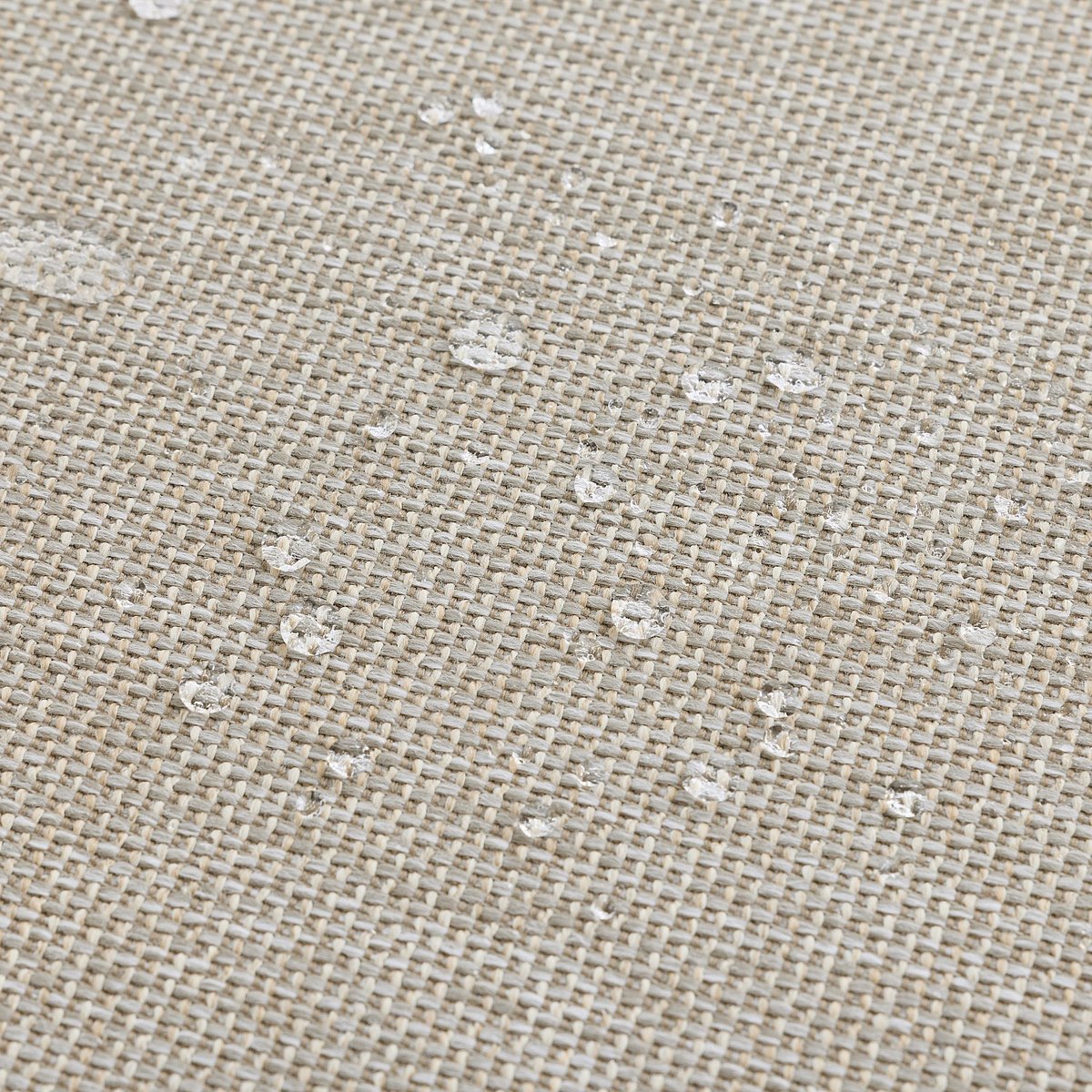 Bain de soleil en aluminium et tissu NAZARE beige, HABITAT