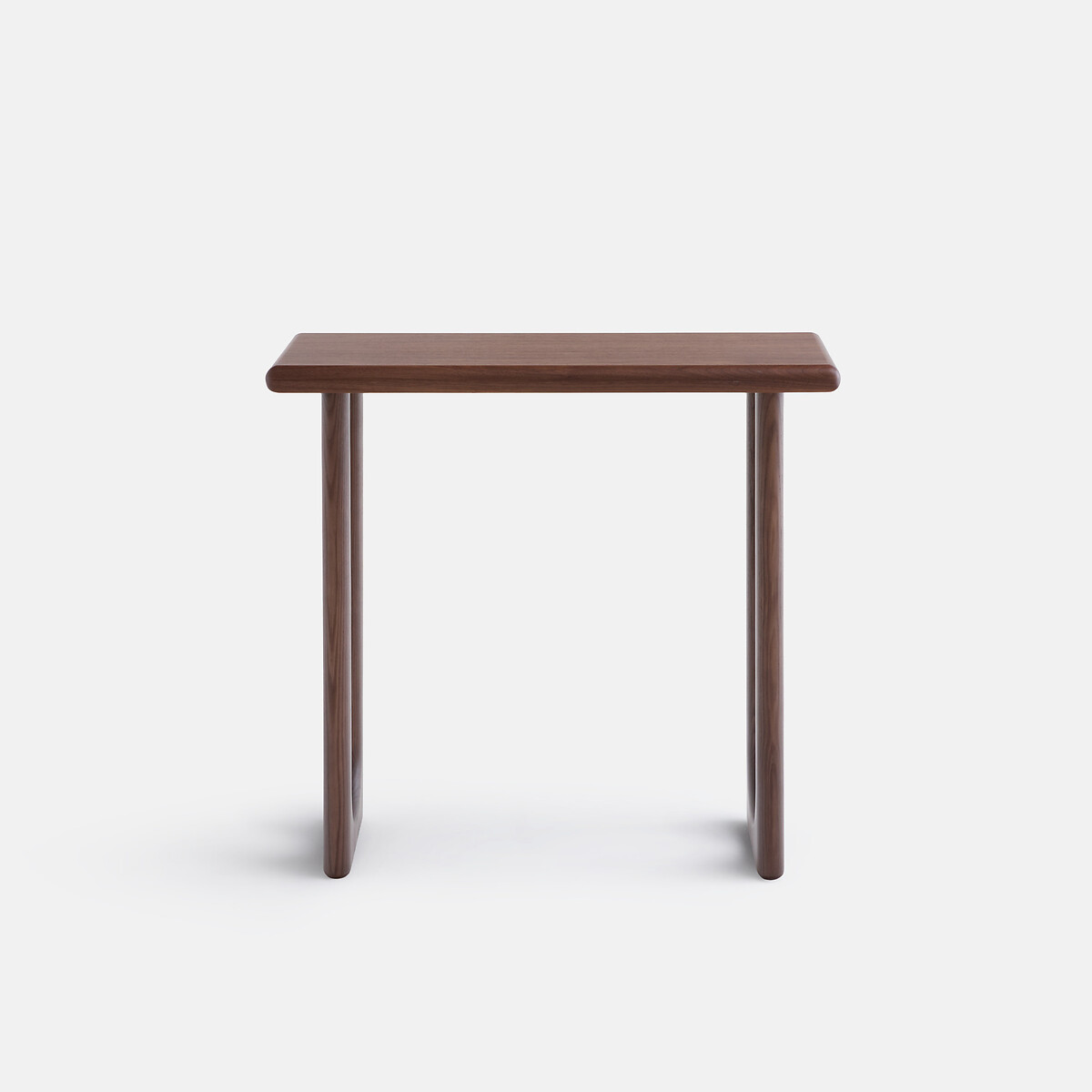 Konsole, Nussbaum massiv und furniert, Esche massiv, Breite 80 cm, DOUVE nussholz, LA REDOUTE INTERIEURS