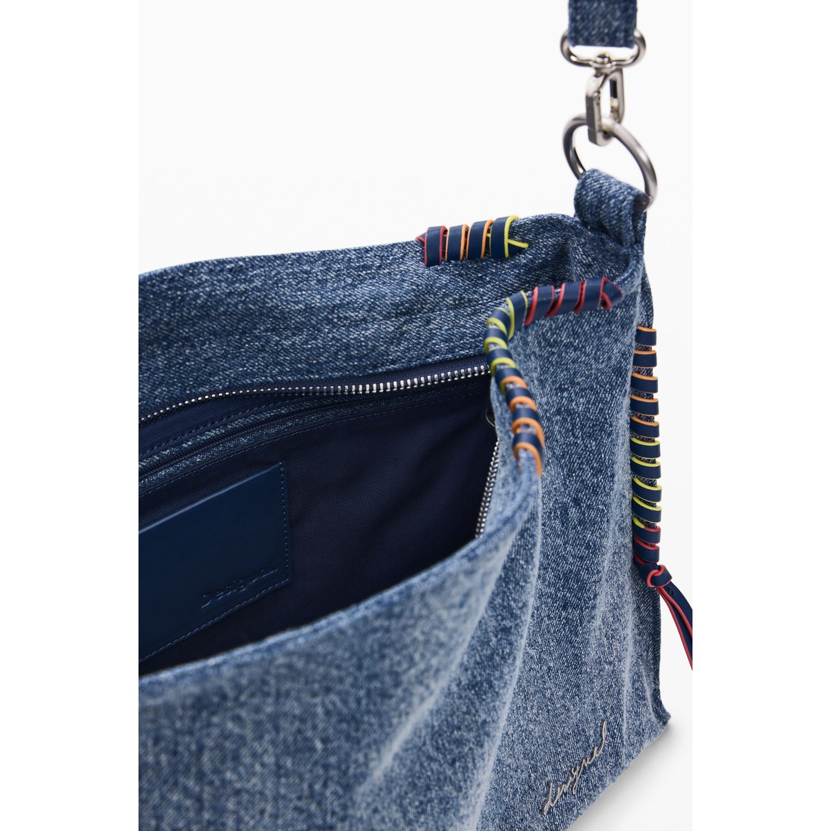 Sac grande denim cœur bleu, DESIGUAL