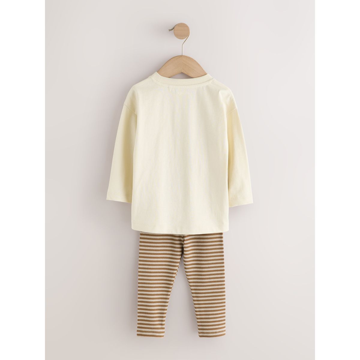 Ensemble haut imprimé et legging, lot de 2 forêt brune/crème, NEXT