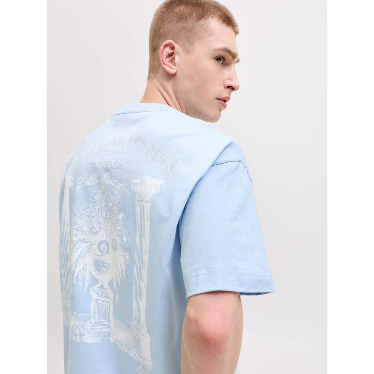 T-Shirt cashmere blue 1, JACK & JONES