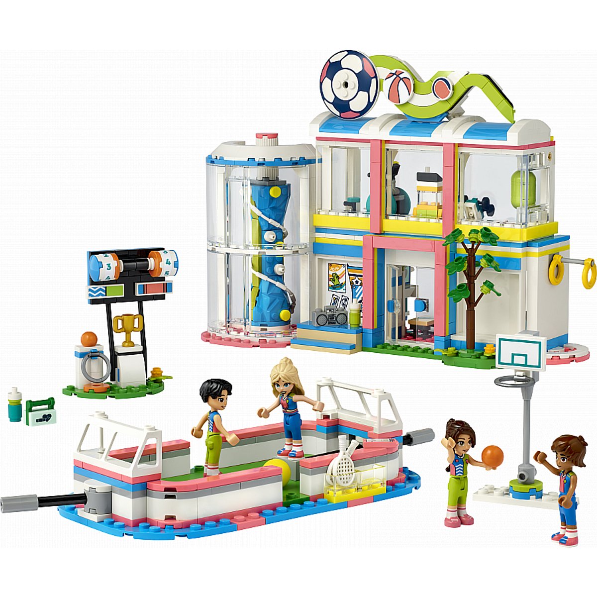 Friends Le centre sportif multicolore, LEGO