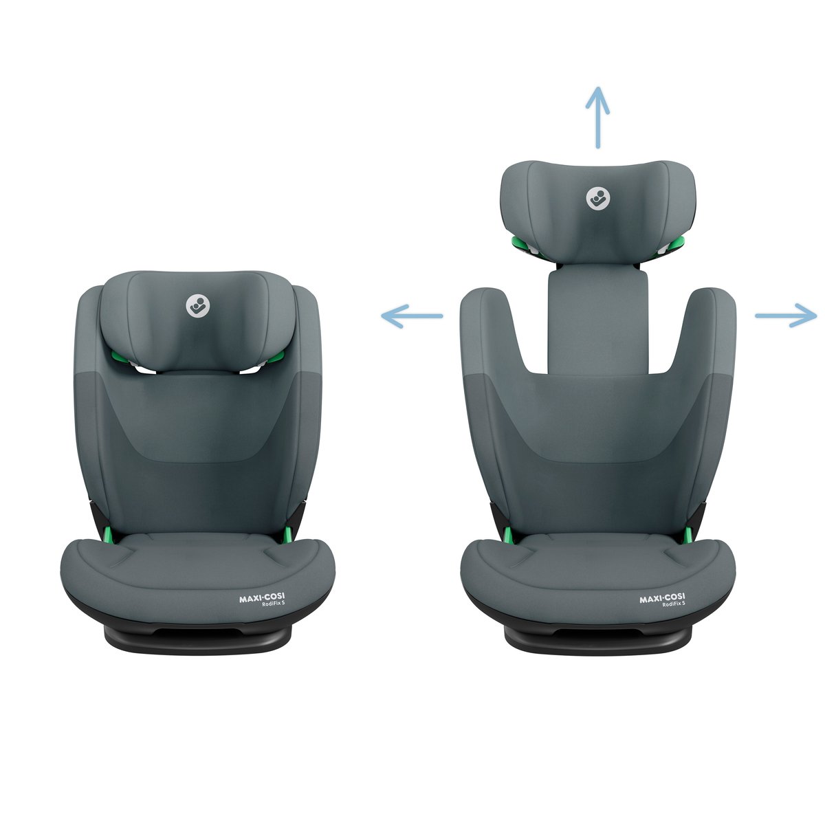 Siège auto enfant Rodifix S, i-Size, Isofix gris graphite, MAXI COSI