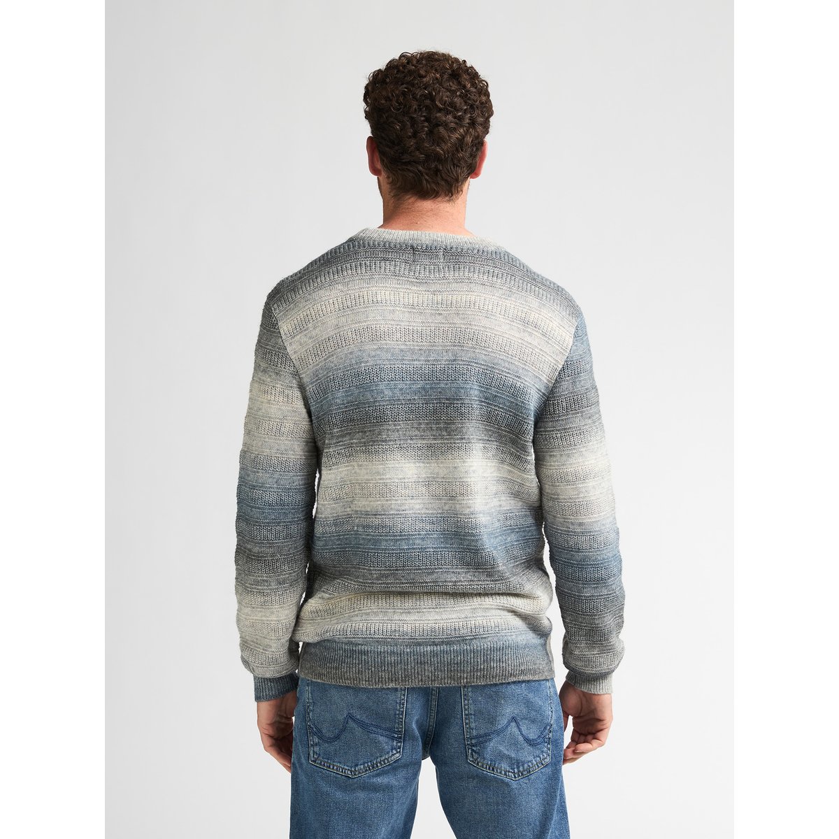 Pull chiné brookstone bleu storm blue, PETROL INDUSTRIES