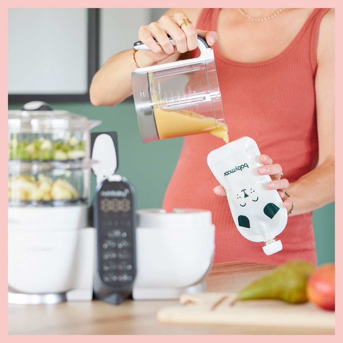 Lot 20 Gourdes ISY Réutilisables Enfant multicolore, BABYMOOV