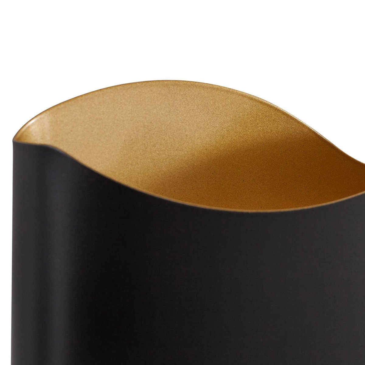 Applique en métal moderne, Dailin noir, doré, LINDBY