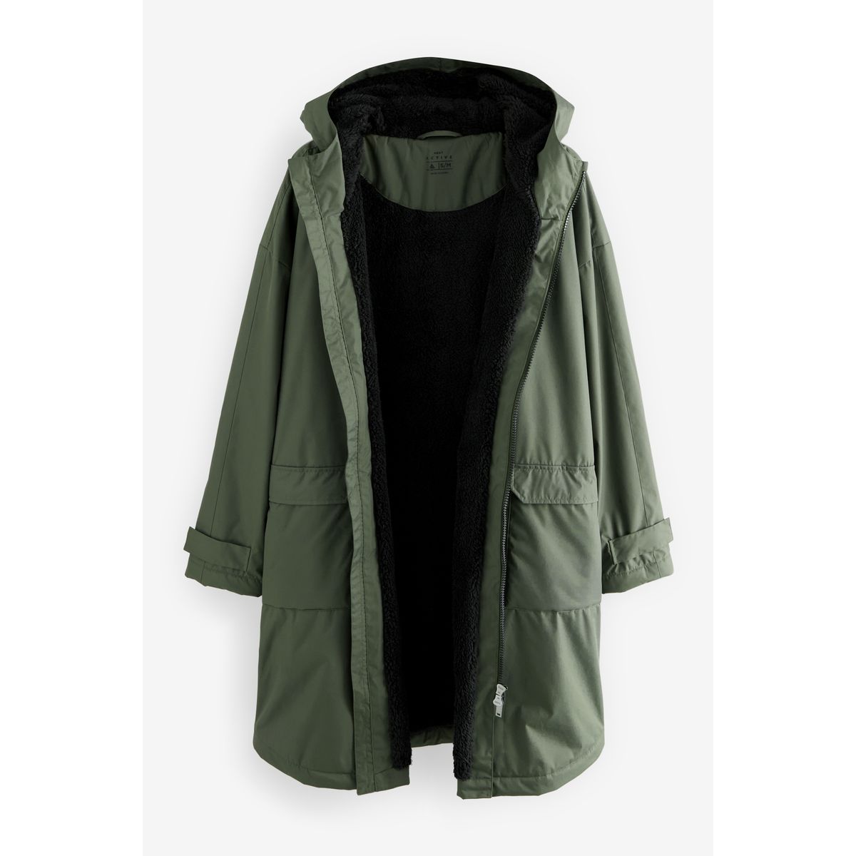 Veste peignoir active swim vert kaki, NEXT