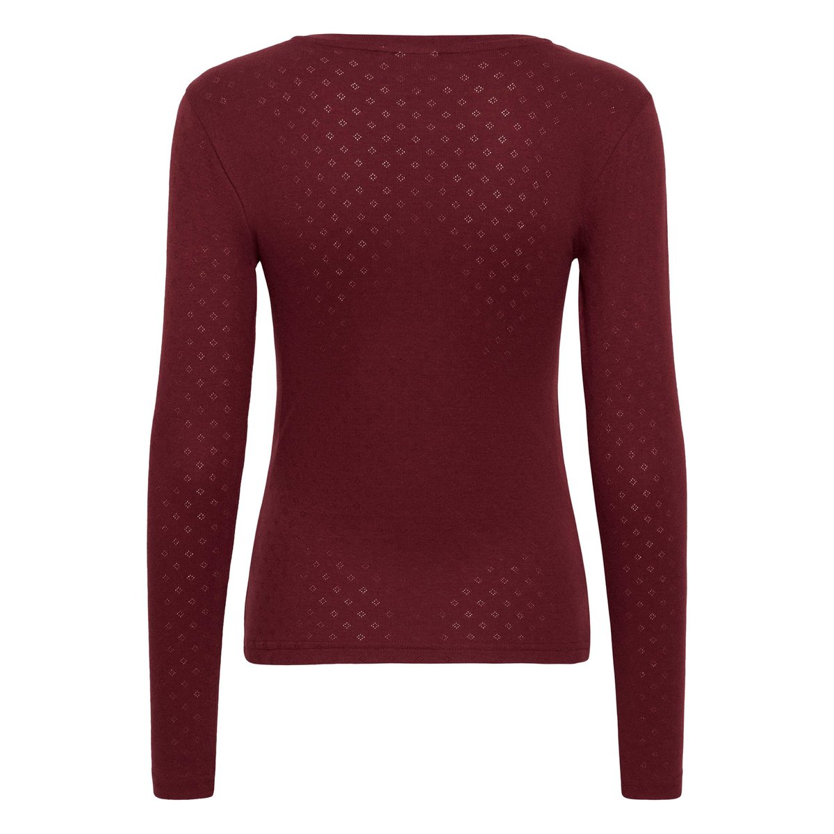 T-shirt à manches longues rouge zinfandel, KAFFE