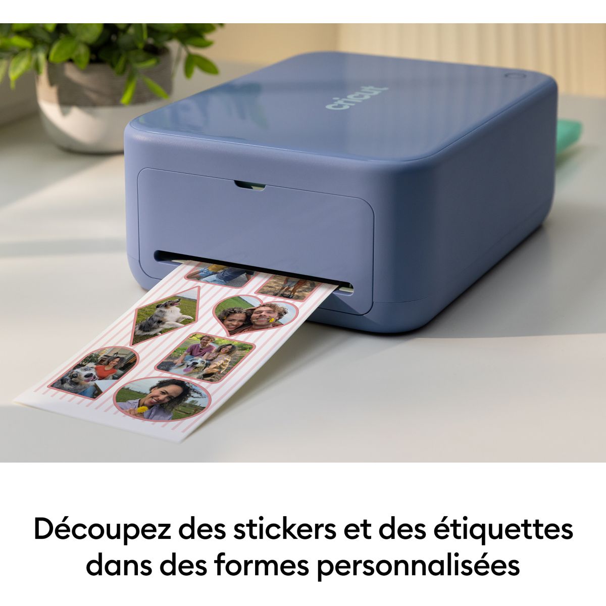 Accessoire Autocollants 72f blanc + 2 encres Stick couleur unique, CRICUT
