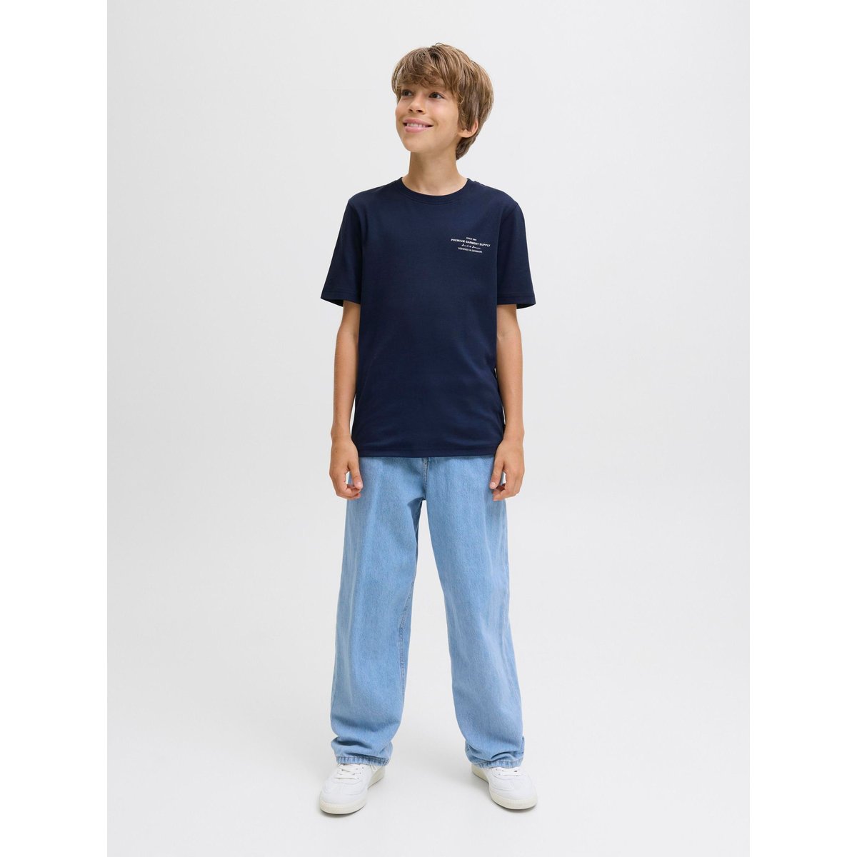 T-Shirt black iris, JACK & JONES JUNIOR
