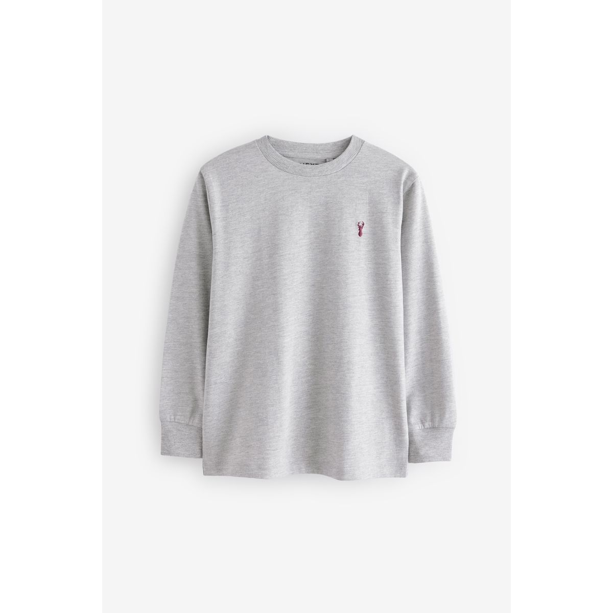 T-shirt à manches longues, lot de 4 rouge baies/gris/blanc/bleu, NEXT