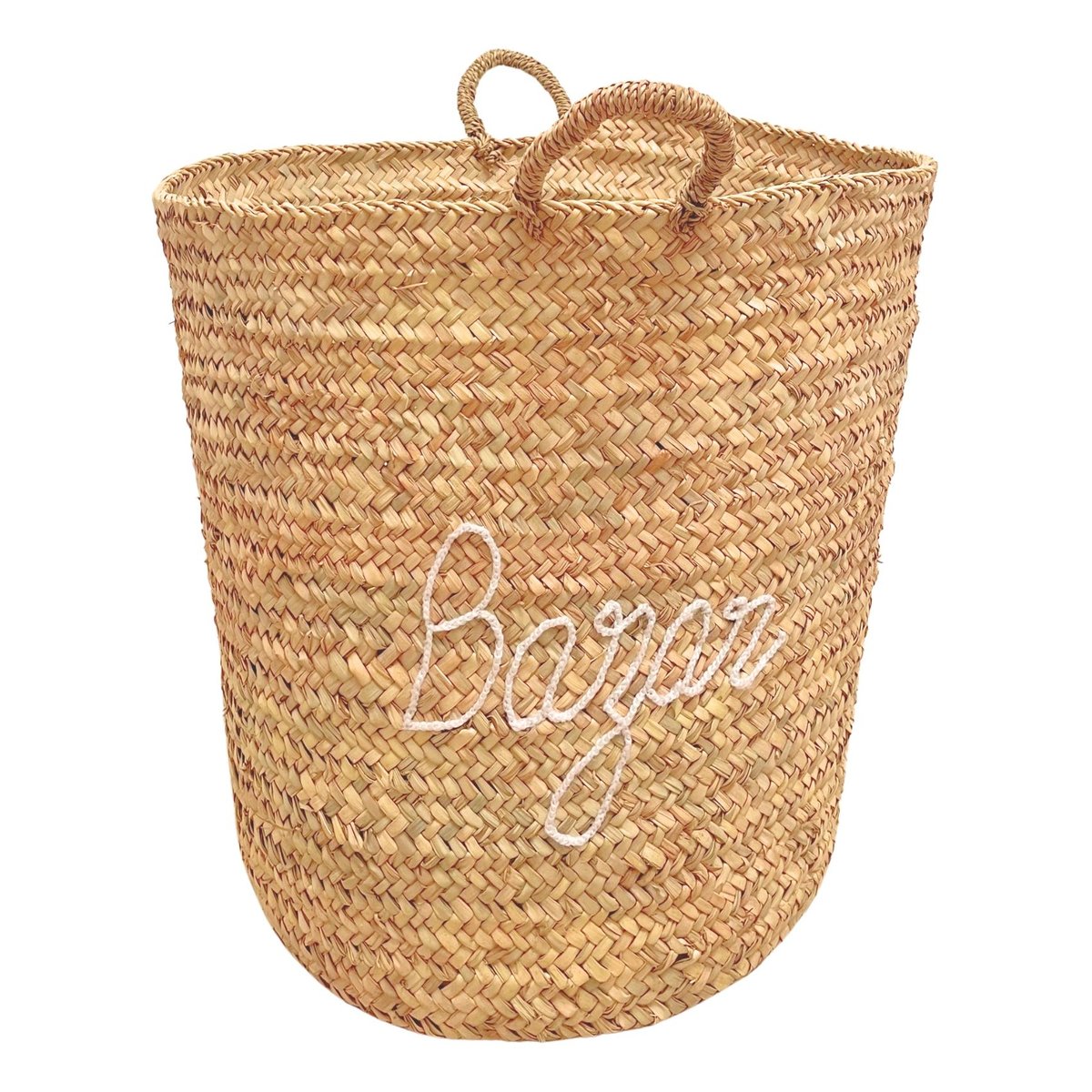 Grand panier BAZAR XL - LOJI blanc, HOME MAISON