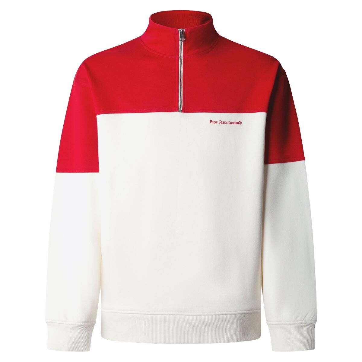 Sweat À Col Montant Coupe Casual rouge hiver, PEPE JEANS