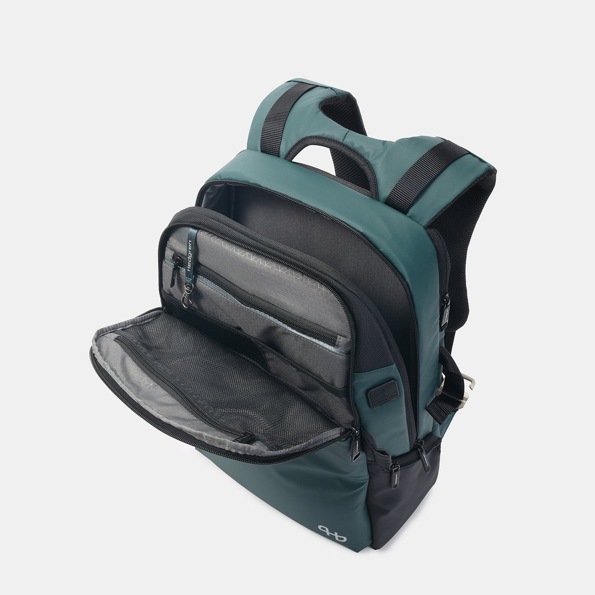 Sac à dos ordinateur grand volume ultra sécurisé city blue eco, HEDGREN