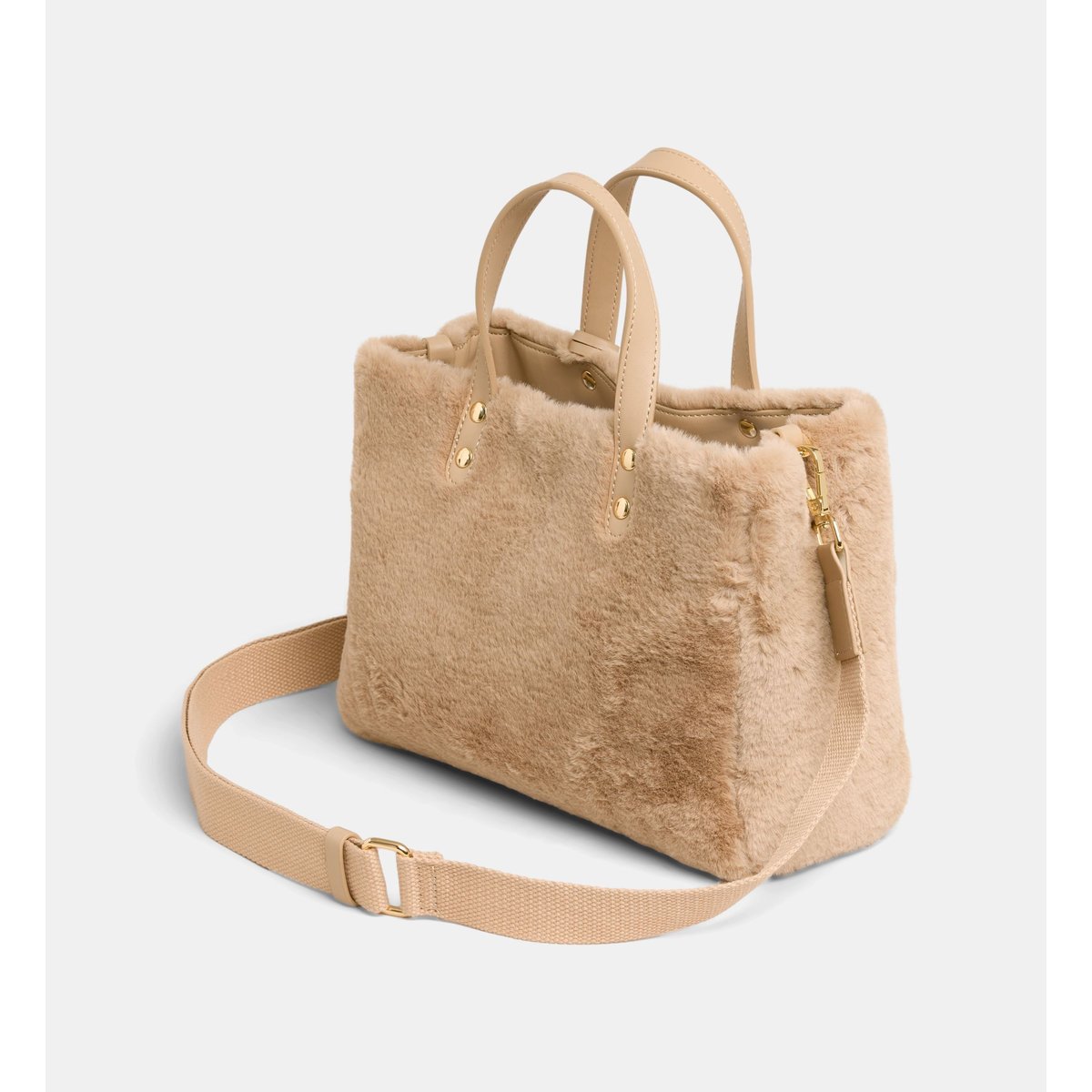 Sac cabas elsa fur taupe, GALERIES LAFAYETTE