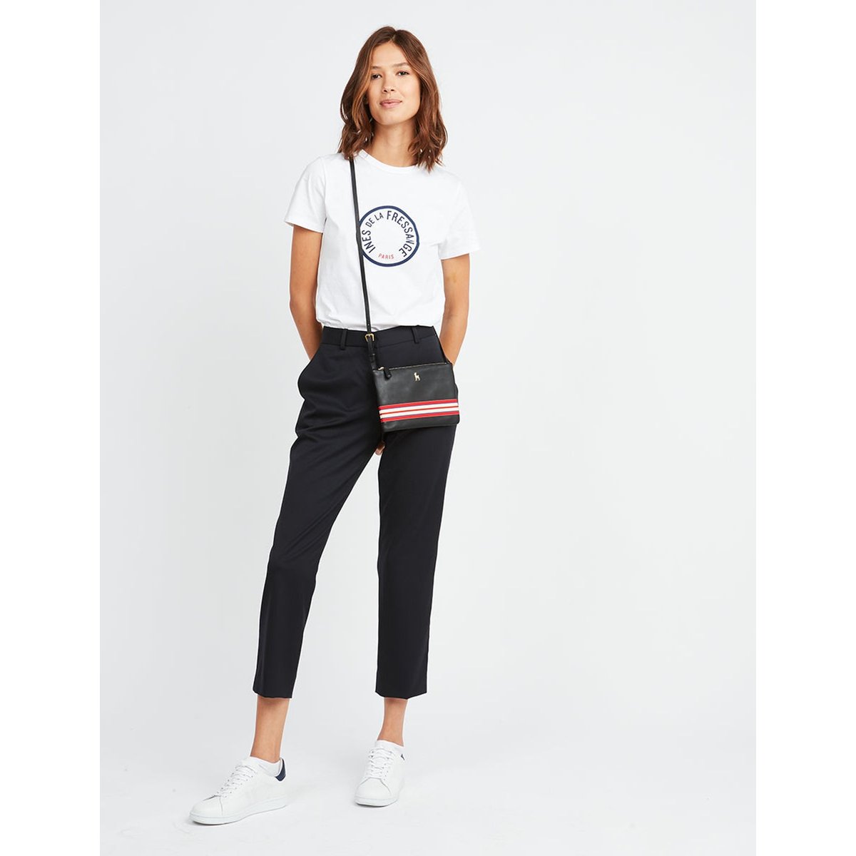 Pochette le parisien noir, INES DE LA FRESSANGE PARIS