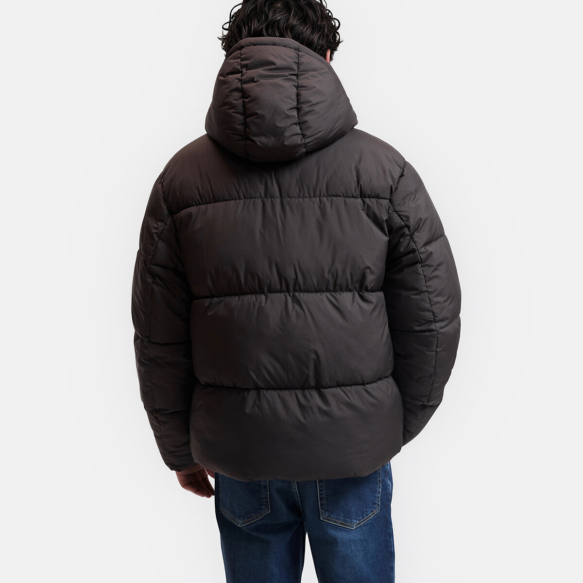 Doudoune courte, mi-saison marron foncé, LA REDOUTE COLLECTIONS